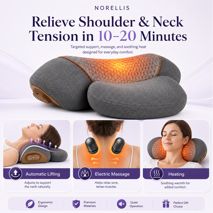 Norellis ThermaLift™ 3 in 1 Neck Massager Pillow